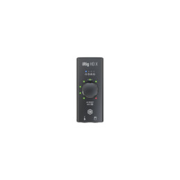 IK MULTIMEDIA iRig HD X - Interfaccia audio universale per chitarra/basso - sistemi iOS, PC e MAC