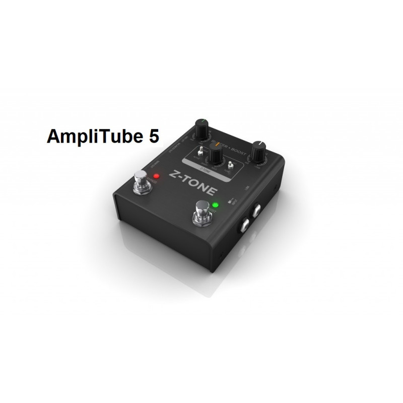 IK MULTIMEDIA Z-TONE Buffer Boost + AmpliTube 5 - Preamplificatore/DI/Buffer a pedale