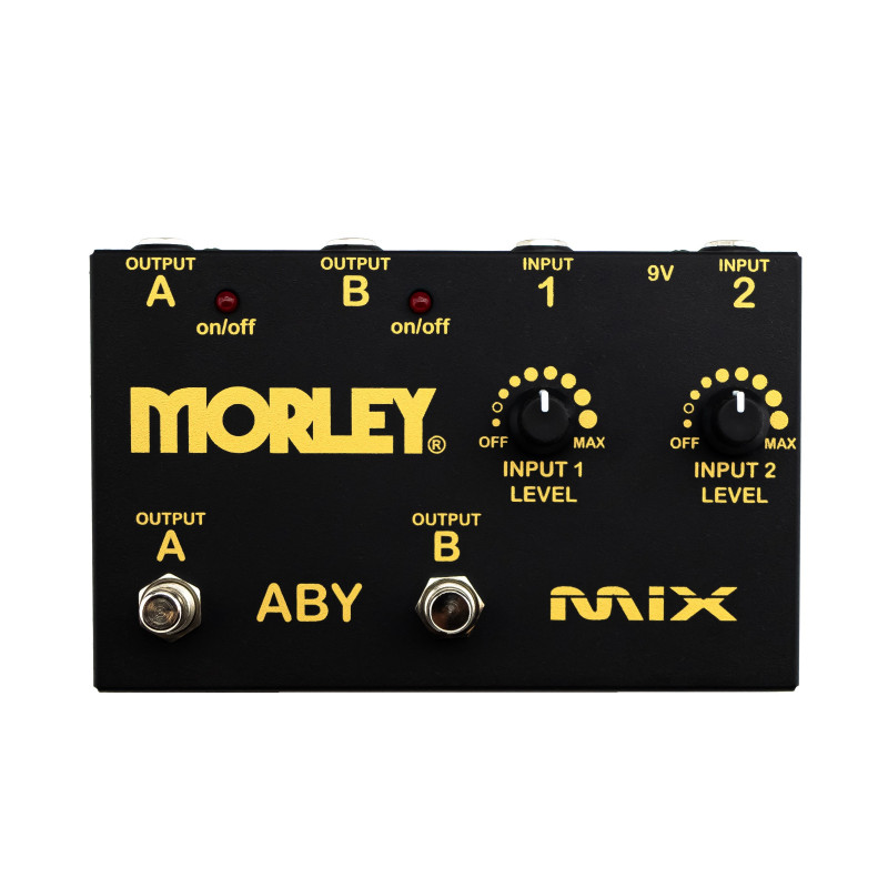 MORLEY ABY-MIX-G MIXER/COMBINER - Selettore/mixer per strumento serie gold
