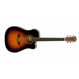 ALYSÉE A120-CE-3TS - chitarra acustica dreadnought cutaway elettrificata