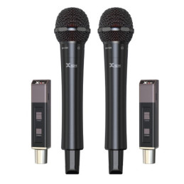 XVIVE M5D - Sistema doppio microfono wireless Handheld a capsule intercambiabili