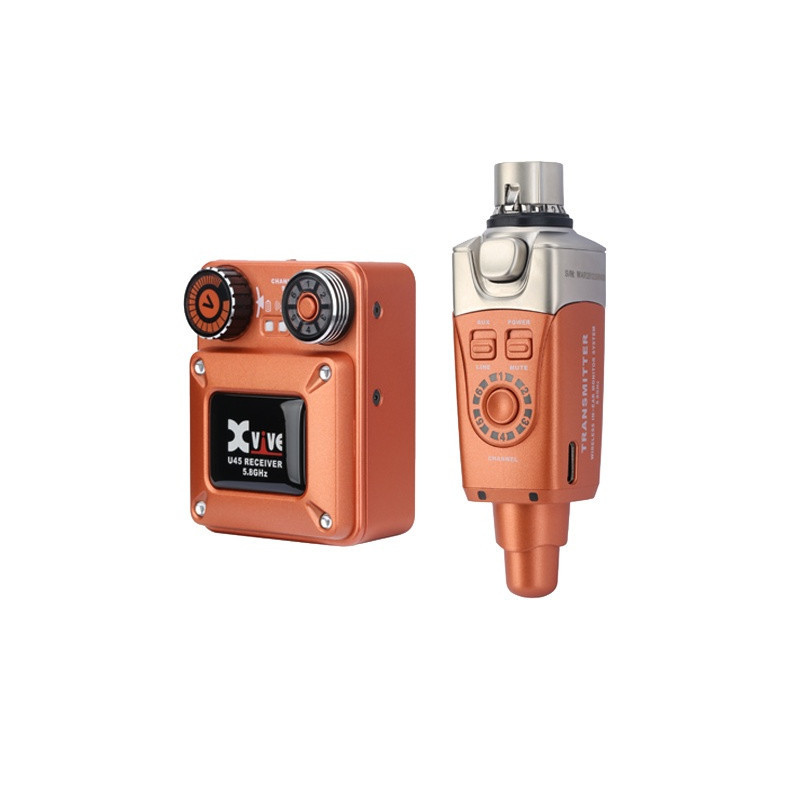 XVIVE U45-Orange IN-EAR MONITOR - Sistema monitor wireless digitale 5.8Ghz