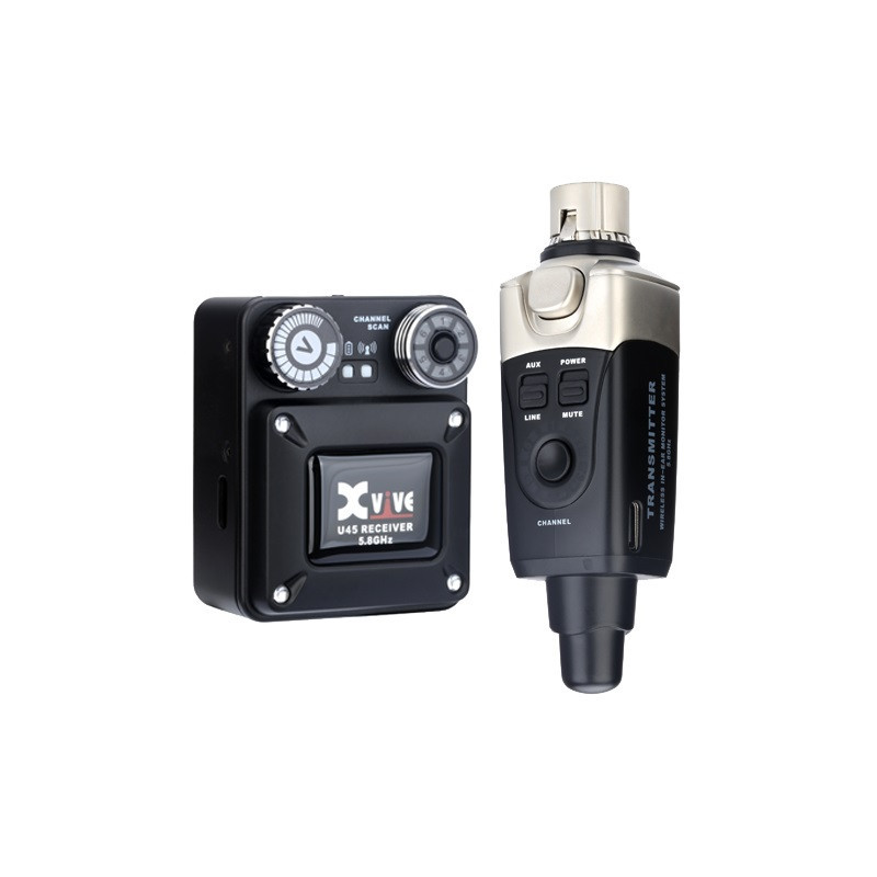 XVIVE U45-BLK IN-EAR MONITOR - Sistema monitor wireless digitale 5.8Ghz