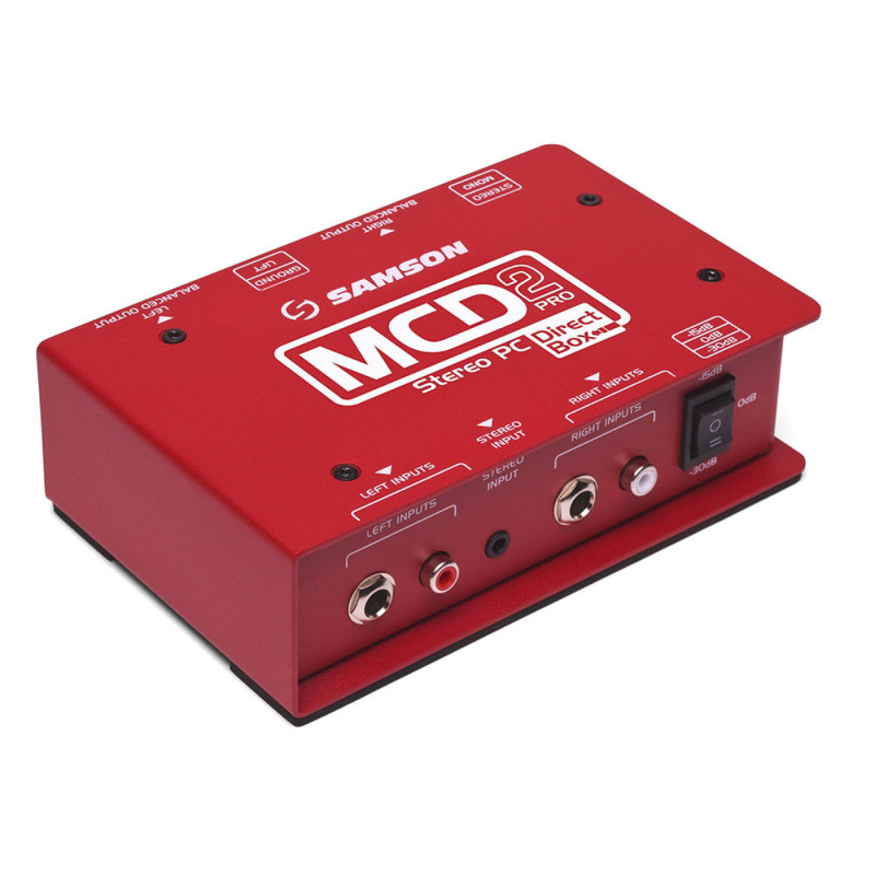 SAMSON MCD2PRO - D.I. Box Pro - Computer/DJ