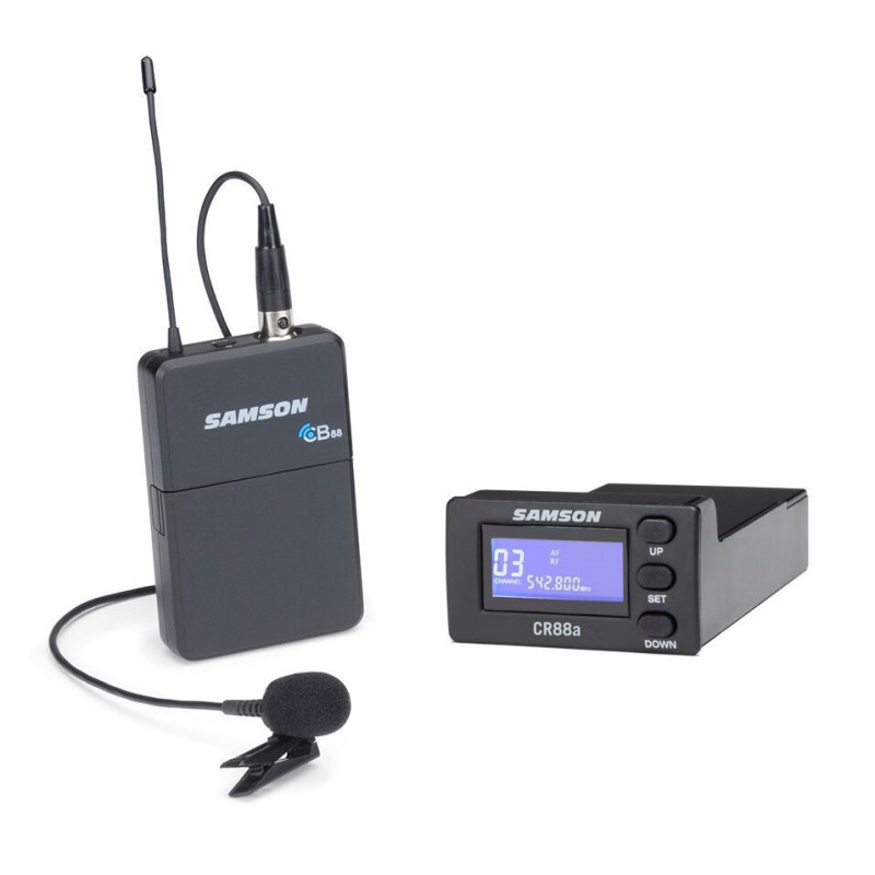 SAMSON Concert 88a - Sistema wireless con microfono lavalier (863-865 MHZ)
