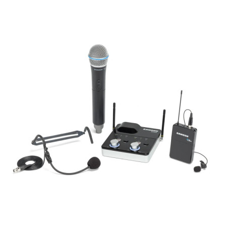 SAMSON CONCERT 288 D ALL IN ONE SYSTEM - Sistema wireless Handheld + Fitness