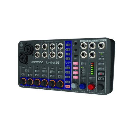 ZOOM L6 MIXER DIGITALE 6 CANALI - 32 Bit Floating Point