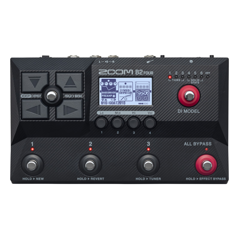 ZOOM B2 FOUR - Pedaliera multieffetto per basso