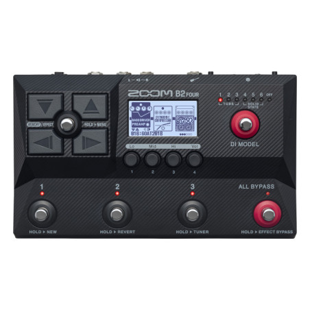ZOOM B2 FOUR - Pedaliera multieffetto per basso