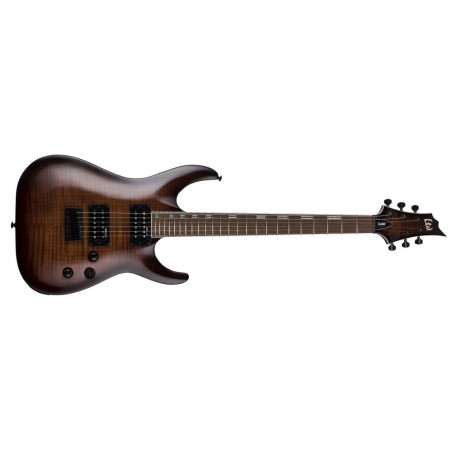 LTD LTD H-200FM - Dark Brown Sunburst