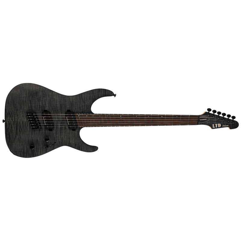 LTD LTD M-1000 MS - See Thru Black Satin
