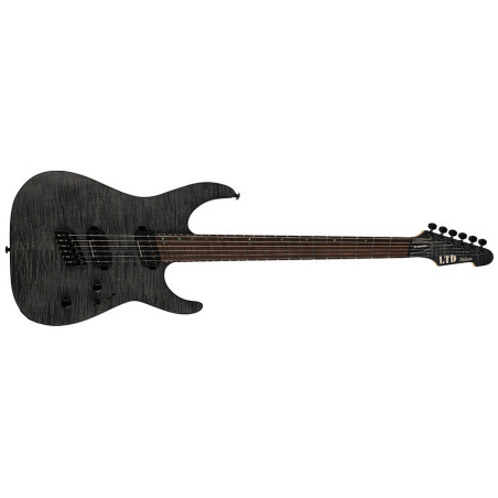 LTD LTD M-1000 MS - See Thru Black Satin
