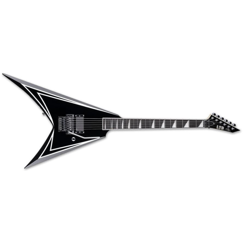 LTD LTD ALEXI LAIHO Sawtooth SE 20th Anniversary - Black w/White Pinstripe - c/astuccio