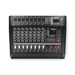 AM8A 8 Channel Amplified Mixer BT