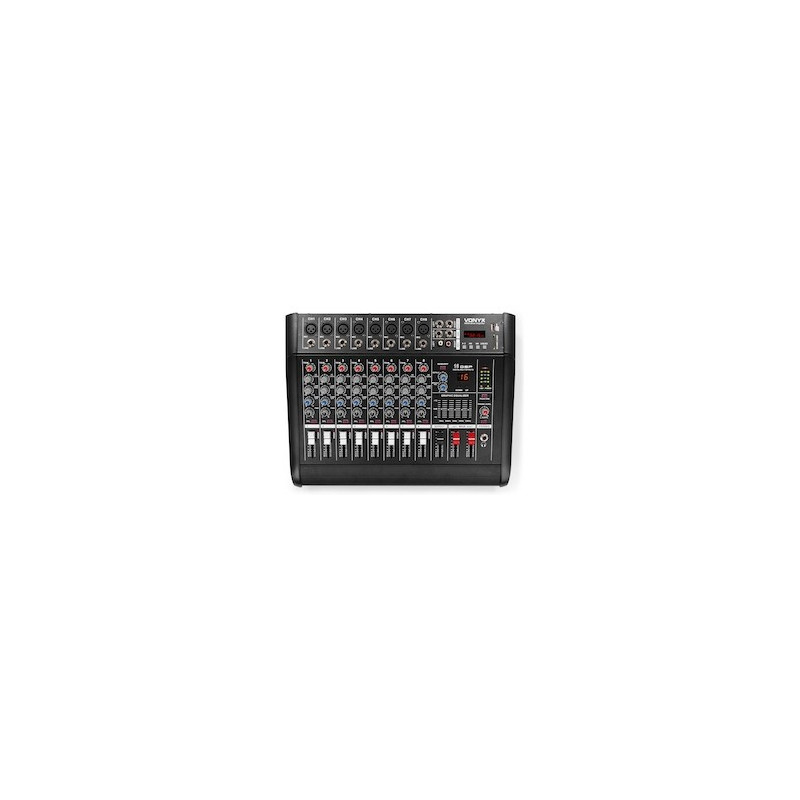 AM8A 8 Channel Amplified Mixer BT