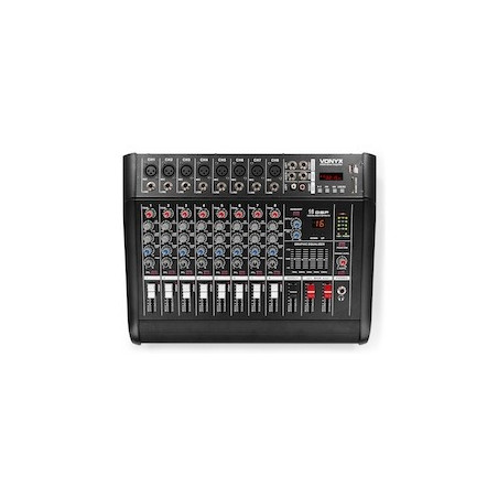 AM8A 8 Channel Amplified Mixer BT