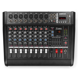 AM8A 8 Channel Amplified Mixer BT