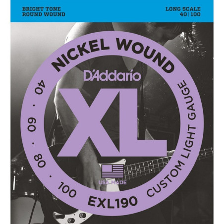 EXL 190SET BASS XL LONG 40-60-80-100 | Disalvatoremusicstore.it