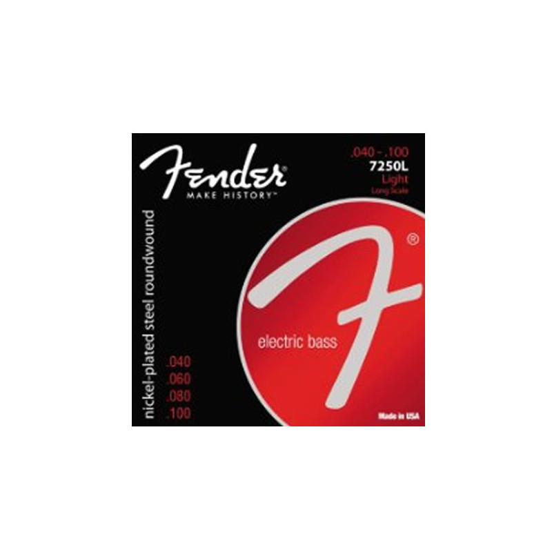 Fender 7250ML 045-100 Nickel-Plated Steel Long-Scale Muta per basso...