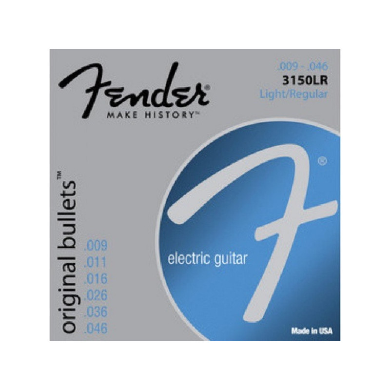 Fender Muta chitarra elettrica 3150LR 009-046 Original Bullets Pure...