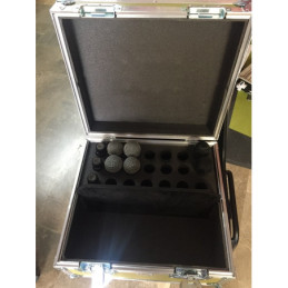 FLIGHT CASE PER 20 MICROFONI E VANO CAVI | Disalvatoremusicstore.it
