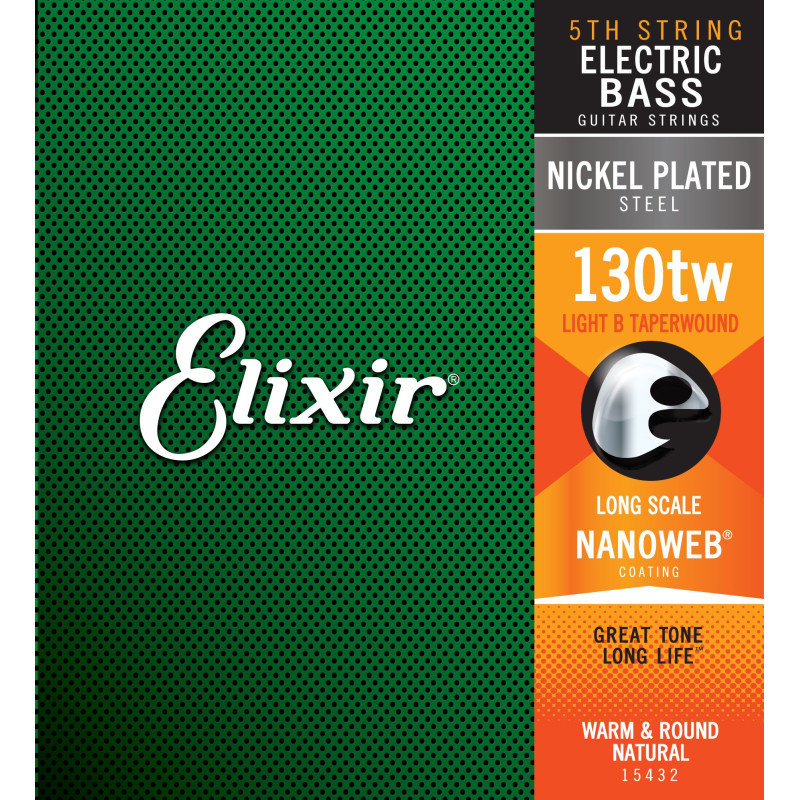 ELIXIR 15432 ELECTRIC BASS NICKEL PLATED STEEL NANOWEB | Disalvator...