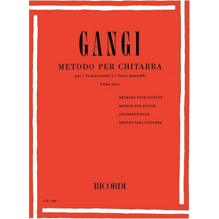 METODO PER CHITARRA PARTE 1 - GANGI | Disalvatoremusicstore.it
