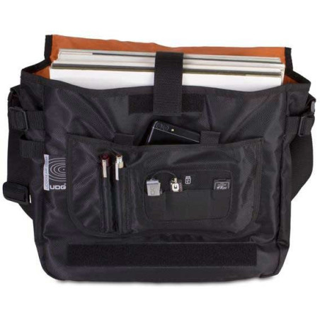 UDG U9450BL/OR - ULTIMATE COURIERBAG BLACK, ORANGE INSIDE | Disalva...