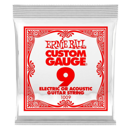 ERNIE BALL 1009 Plain Steel .009 | Disalvatoremusicstore.it