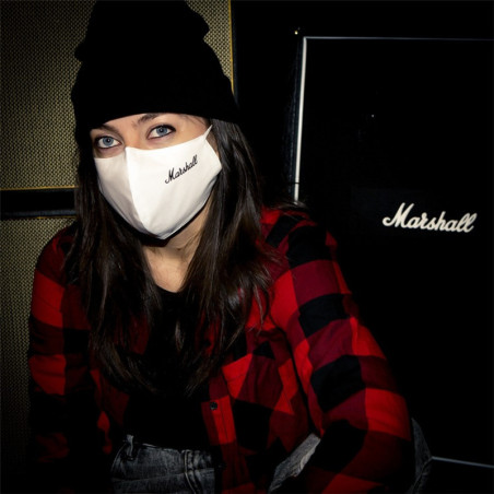 MARSHALL Face Mask White | Disalvatoremusicstore.it