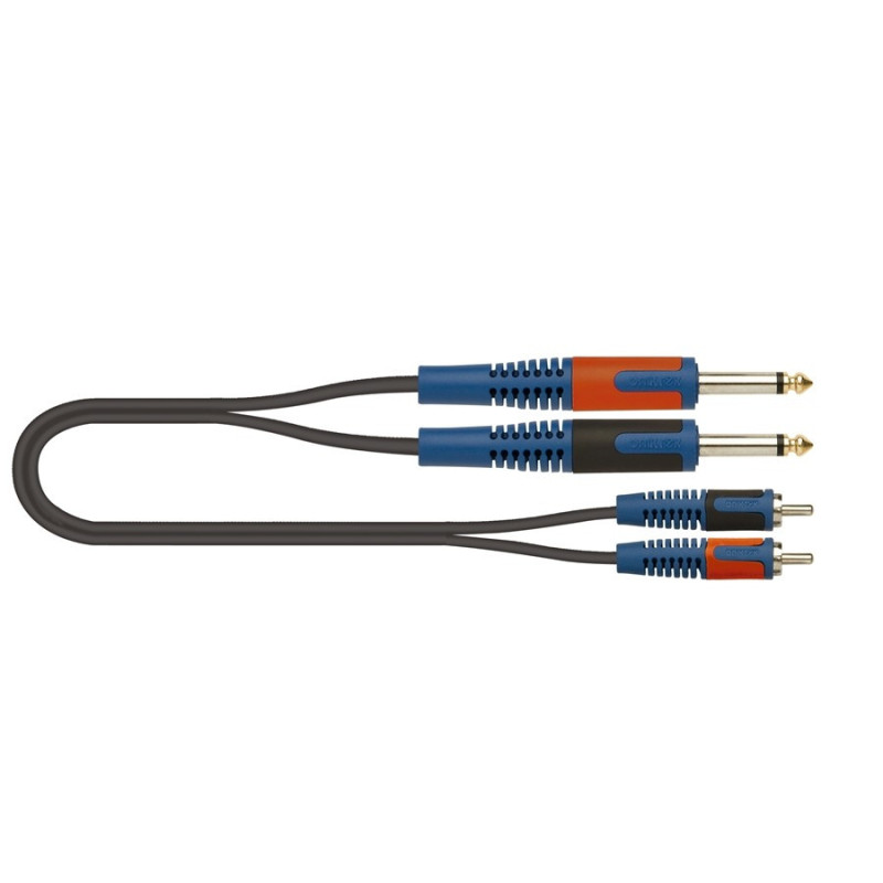 QUIK LOK RKSA/130-1 - 2 Jack Mono/2 RCA Maschio | Disalvatoremusics...