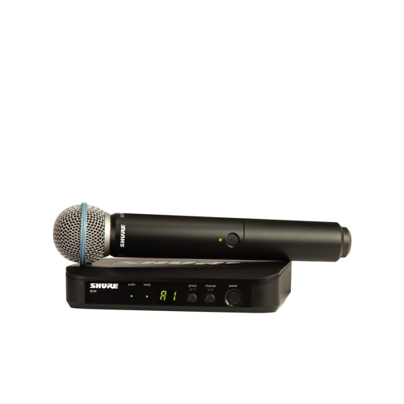 SHURE BLX24E-B58 Ricevitore + Trasmettitore gelato BETA58. (M17) | ...