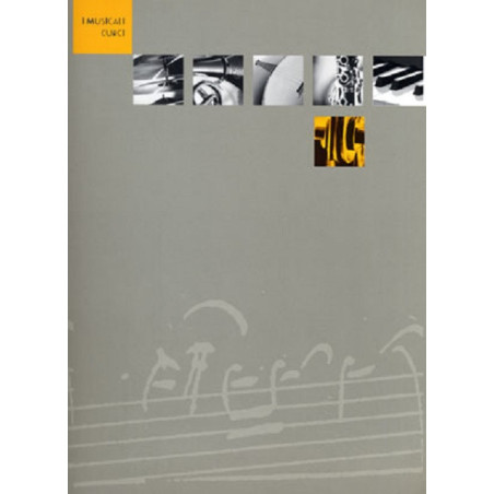 I MUSICALI CURCI GRIGIO E GIALLO 12 PENTAGRAMMI | Disalvatoremusics...