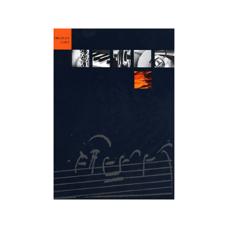 I MUSICALI CURCI NERO E ARANCIO 12 PENTAGRAMMI | Disalvatoremusicst...