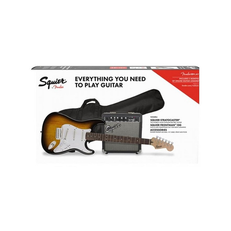 SQUIER STRATOCASTER PACK 3C sunburst | Disalvatoremusicstore.it