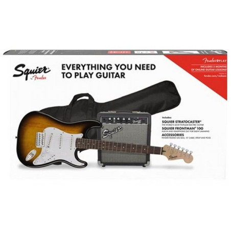 SQUIER STRATOCASTER PACK 3C sunburst | Disalvatoremusicstore.it