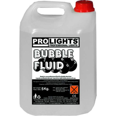 Liquido per macchine per la produzione di bolle, tanica 5kg | Disal...