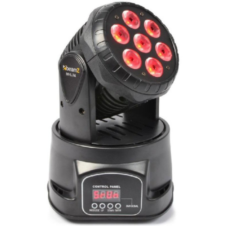 MHL74 Mini Moving Head Wash 7X 10W DMX | Disalvatoremusicstore.it