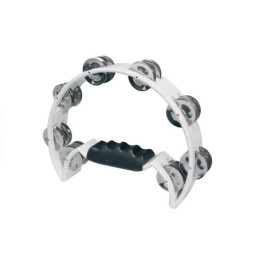 HAYMAN Tamburello a mezzaluna, bianco | Disalvatoremusicstore.it