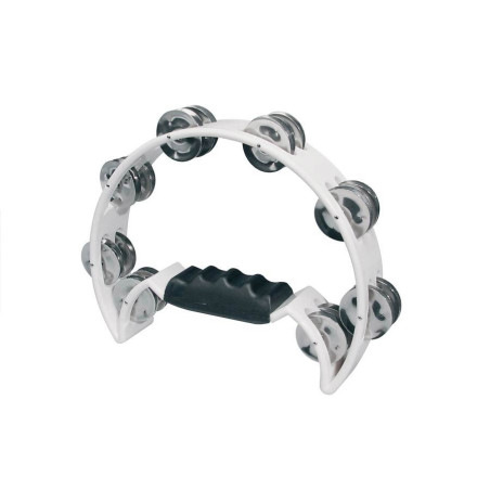 HAYMAN Tamburello a mezzaluna, bianco | Disalvatoremusicstore.it