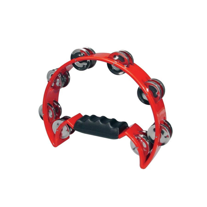 HAYMAN Tamburello a mezzaluna, rosso | Disalvatoremusicstore.it