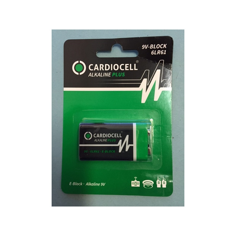 ALKALINE BATTERIA 9V Block DAIMON | Disalvatoremusicstore.it