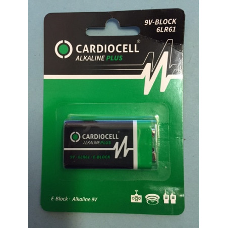 ALKALINE BATTERIA 9V Block DAIMON | Disalvatoremusicstore.it