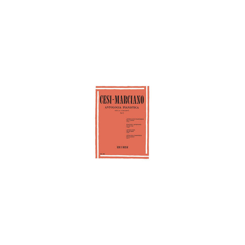 CESI MARCIANO ANTOLOGIA PIANIOSTICA FASC II | Disalvatoremusicstore.it