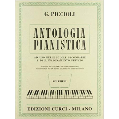 PICCIOLI ANTOLOGIA PIANISTICA VOLUME 2 | Disalvatoremusicstore.it