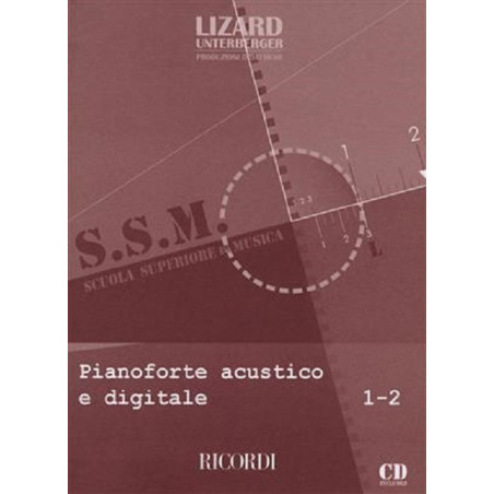 PIANOFORTE ACUSTICO E DIGITALE VOLUME 1-2 | Disalvatoremusicstore.it