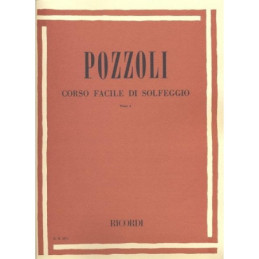 POZZOLI CORSO FACILE DI SOLFEGGIO I PARTE | Disalvatoremusicstore.it