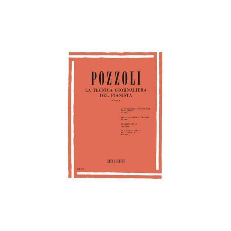 POZZOLI LA TECNICA GIORNALIERA DEL PIANISTA PARTE III | Disalvatore...