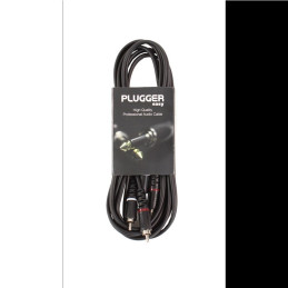 PLUGGER Twin Cable RCA Male - RCA Male 3m Easy | Disalvatoremusicst...