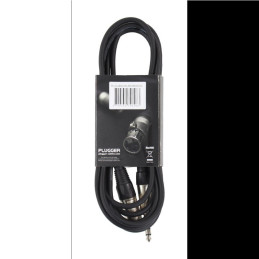 PLUGGER Cable XLR Male 3b - Jack Male Stereo 3m Easy | Disalvatorem...